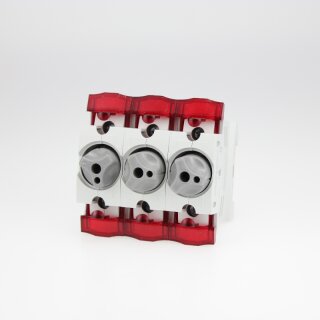 ABB ISS16/3 NEOZED D0-Sicherungssockel 3-phasig, 16A mit Schraubkappe